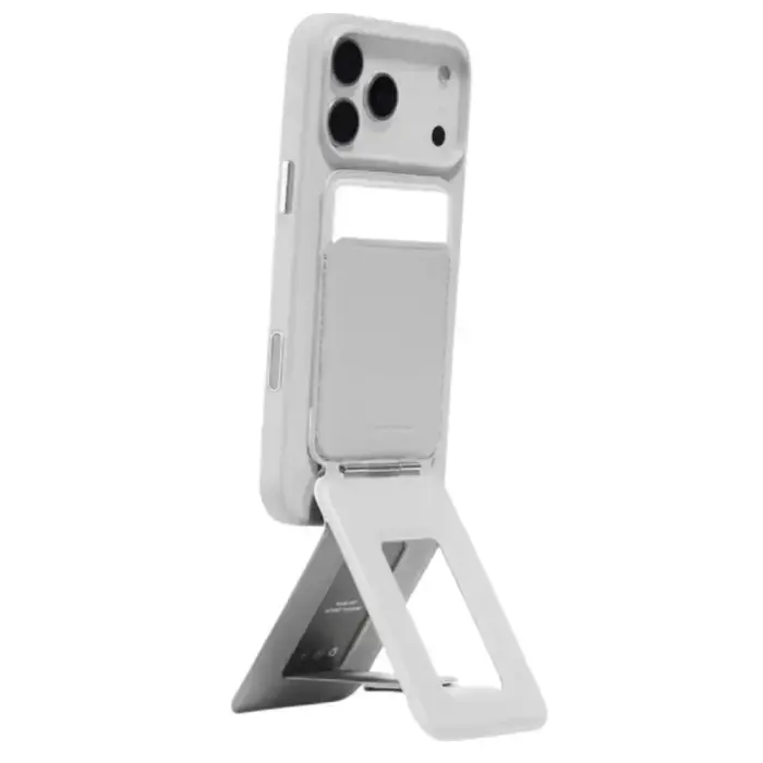 Magnetic stand with wallet for smartphone Moft Movas Tripod MagSafe grey