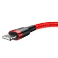Baseus CALKLF-B09 datu pārraides un uzlādes vads | USB-A uz Lightning | 12W | 1m | sarkans Foto 4