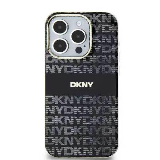 DKNY DKHMN61HRHSEK iPhone 11 | Xr 6.1" czarny|black hardcase IML Mono & Stripe MagSafe Фото num