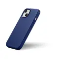 iCarer Case Leather cover for iPhone 14 Plus genuine leather case blue (compatible with MagSafe) — Photo 16