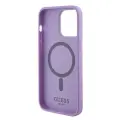 Guess Saffiano MagSafe case for iPhone 15 Pro - purple Фото num