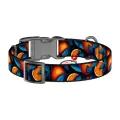 Waudog "Oranges" nylon dog collar with QR code, size L Фото num