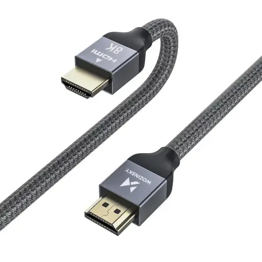 Wozinsky cable HDMI 2.1  8K 60 Hz 48 Gbps | 4K 120 Hz | 2K 144 Hz 1m silver (WHDMI-10) Photo