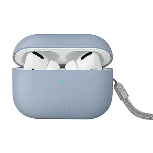 UNIQ Lino Case AirPods Pro 2 gen Silicone arctic blue