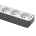 Qoltec Power strip | 5 sockets | 1.8m | White-grey Foto 6