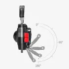 Mini flashlight LED keychain W5147 Type C with 2 screwdriver bits orange Foto 3