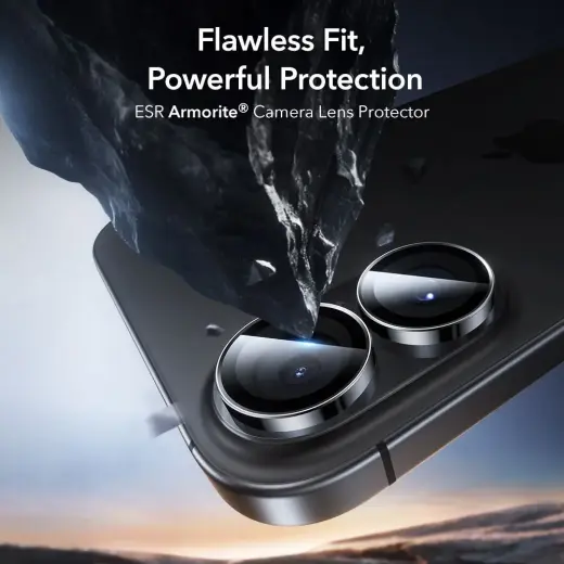 OSŁONA NA APARAT ESR ARMORITE CAMERA PROTECTOR IPHONE 16 | 16 PLUS | 17 BLACK Фото num