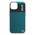OBAL:ME Flossy Stripes Cover for Apple iPhone 15 Black|Teal Photo