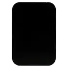 Metal plate for magnet holders - rectangular 45x65mm black Фото num