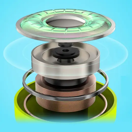 Acefast in -ear wireless headphones TWS Bluetooth green (T6 youth green) Foto 13