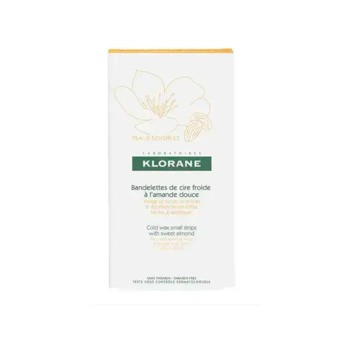 Klorane Hair Removal Cold Wax Strips Face