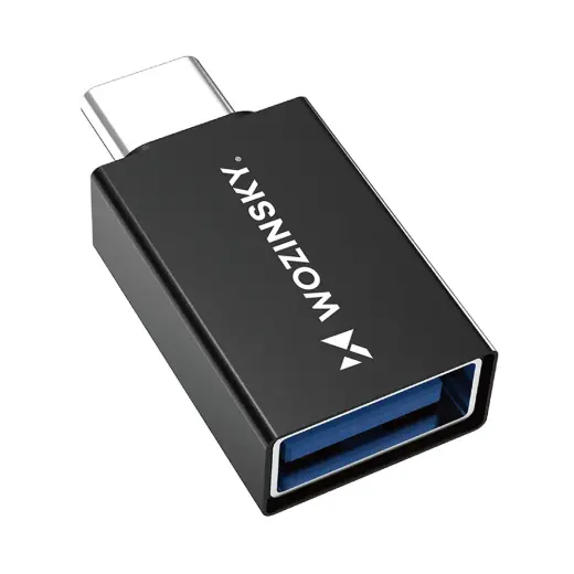 Wozinsky W10GY1S USB-C - USB-A 3.2 10Gb|s Adapter - Black Фото num