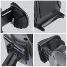 Car phone holder Forcell F-Grip Oval 17 cm windshield / dashboard / air vent black Photo