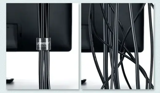 Ugreen hook and loop straps cable organizer 5m black (40356) Photo