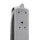 Qoltec Surge protector | 6 sockets | 1.8m | Grey — Foto 8