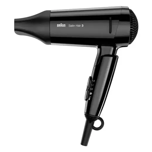 Braun Hairdryer Satin Hair 3 HD350 Style&Go black Schwarz (BRHD350E) Foto 2