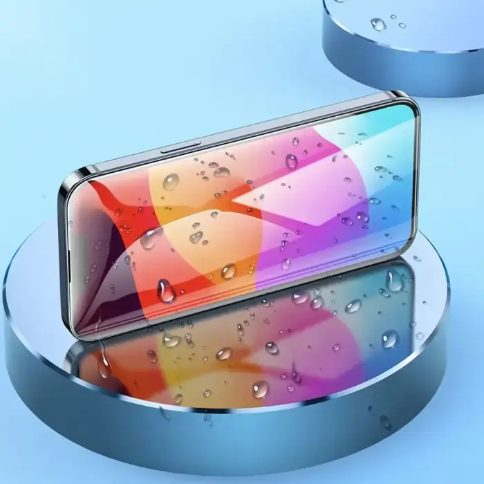 Tempered glass to iPhone 15 / 16 Hoco HD 5D Guardian shield 10 pcs G14 black Foto 8