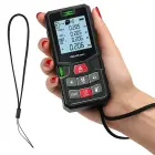 Qoltec High-Precision Laser Distance Meter with Bubble Level | LCD with backlight | 50m Foto 7