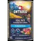 Konservi suņiem - Ontario Adult Veal Pate with Turmeric Flavor Foto 2