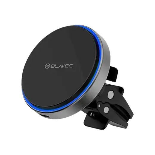 Blavec Car holder BHC-01B 15W magnetic with wirless charging to air vent (BHC01B-MAVIB) black Foto 2