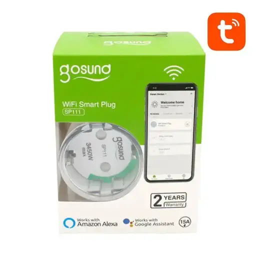 Smart plug WiFi Gosund SP111 3680W 16A, Tuya 4-pack Foto 5