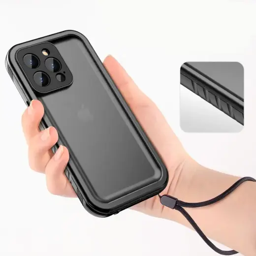 Tech-Protect ShellBox waterproof IP68 case for iPhone 13 - black Фото num