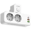 Listwa zasilająca Beline                  z podświetleniem LED 2xUSB-A|USB-C|2xAC biały Photo
