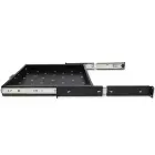 Qoltec Solid steel mount shelf with handle for RACK | 600*600 | Pull-out | Black Foto 8