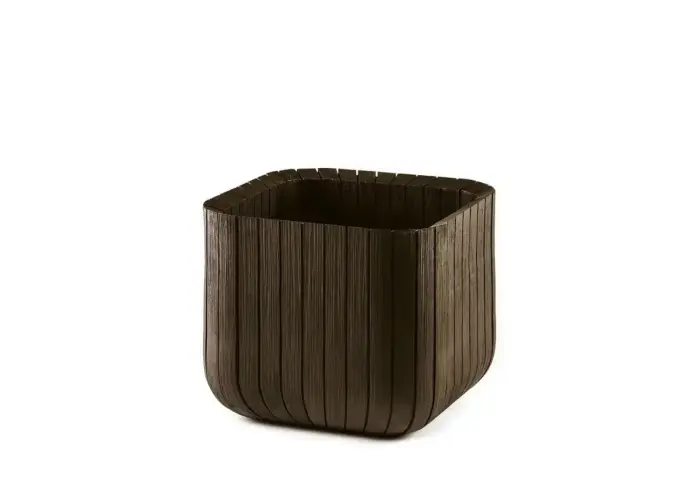 Puķu pods Cube Planter M brūns