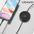 USAMS US-CC096 10W inductive charge with lightning cable black|black CC96WH01 Photo