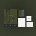 HOFI HIBRĪDS STIKLS HIBRĪDS PRO+ XIAOMI REDMI WATCH 3 ACTIVE MELNS Foto 2