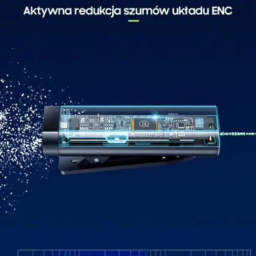 USAMS Bezprzewodowy mikrofon krawatowy ENC 2.4G Беспроводной лавалевый микрофон Lightning ZB244MKF01 (US-ZB244) Фото num