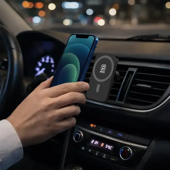 OBAL:ME MagNetix Plate Wireless Car Charger Mount 15W Black Photo