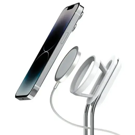 SODI Stojak na telefon SIM-300 srebrny|silver MagSafe Photo