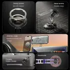 Magnetic car phone holder compatible with Magsafe Forcell F-Grip IronSecure windshield / dashboard black Photo