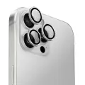Uniq Optix Aluminum Camera Lens Protector iPhone 16 Pro 6.3" | 16 Pro Max 6.9" sterling silver camera lens glass with applicator Foto 1