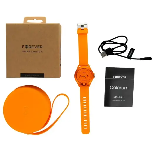 Smartwatch Forever Colorum CW-300 xOrange Foto 4