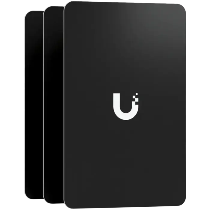 A pack of 10 highly-secure NFC cards used for access control within UniFi. Color - Black