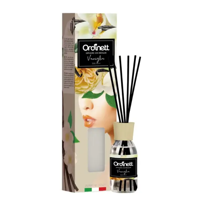 Aromātisko kociņu difuzors 500ml vaniļa