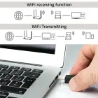 Qoltec Wireless Mini Bluetooth USB WiFi Adapter Фото num