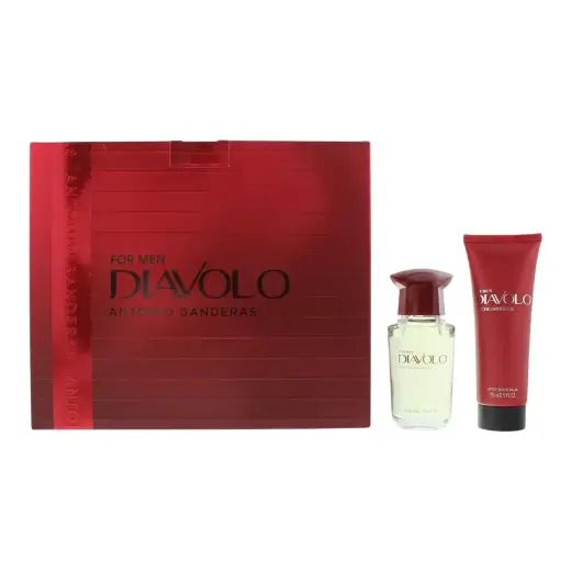 Set Antonio Banderas: Diavolo, Eau De Toilette, For Men, 50 ml + Diavolo, Calming, After-Shave Balm, 75 ml Фото num