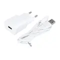 Maxlife MXTC-01 travel charger | 10W | USB-A | with Lightning cable included | white Photo