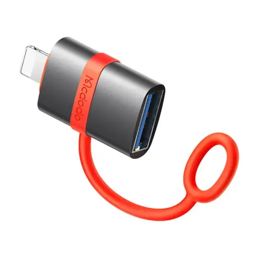 McDodo OT-3810 USB-A to Lightning Adapter (black) Фото num