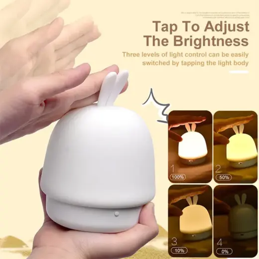 Night lamp W-008 Rabbit blue Foto 3