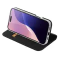 Dux Ducis Skin Pro iPhone 16 Pro Max Case with Flip and Card Slot - Black Foto 5