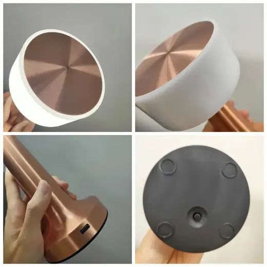 Night lamp WDL-01 wireless rose gold Foto 5