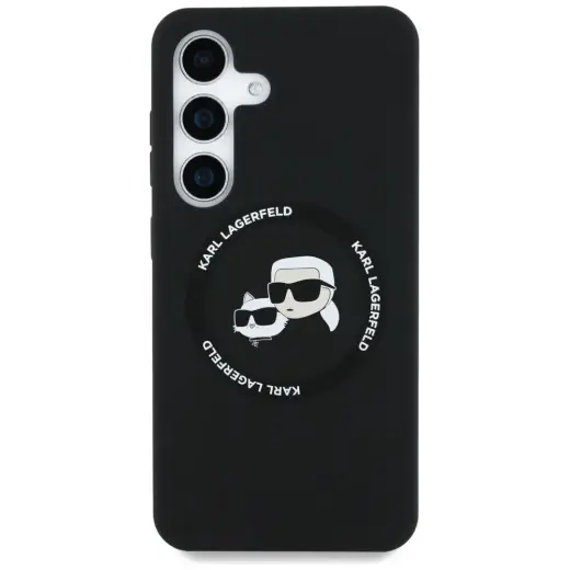 Karl Lagerfeld silikona telefona maciņš Samsung Galaxy S25 Plus melns Foto 3