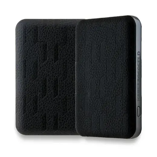 Karl Lagerfeld KLPB5FPGKSKCHK Karl&Choupette Head Pin внешний аккумулятор (powerbank) | 5000 mAh | 16W | MagSafe | черный Фото num