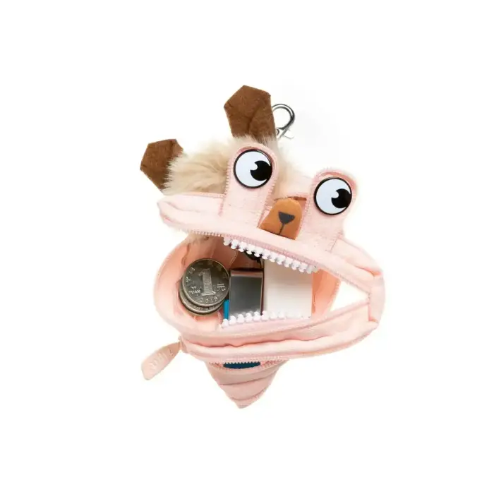 Penālis ZIPIT Lola Mini Pouch, persiku krāsa Foto 3