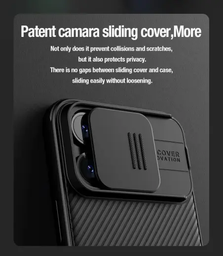 Nillkin CamShield Pro PC+TPU Case for Iphone 15 Pro blue Фото num